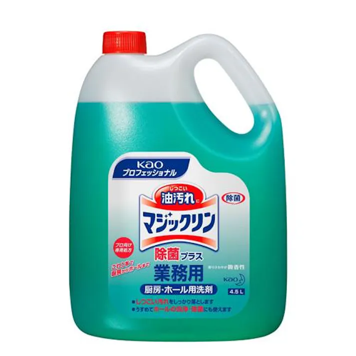 花王プロフェショナル 4.5Lx4個 厨房洗剤プラス除菌(マジックリン) 洗面・バス・トイレ用備品・消耗品・エチケット商品 4548745127294 EA922KA-8D(CDC)【別送品】