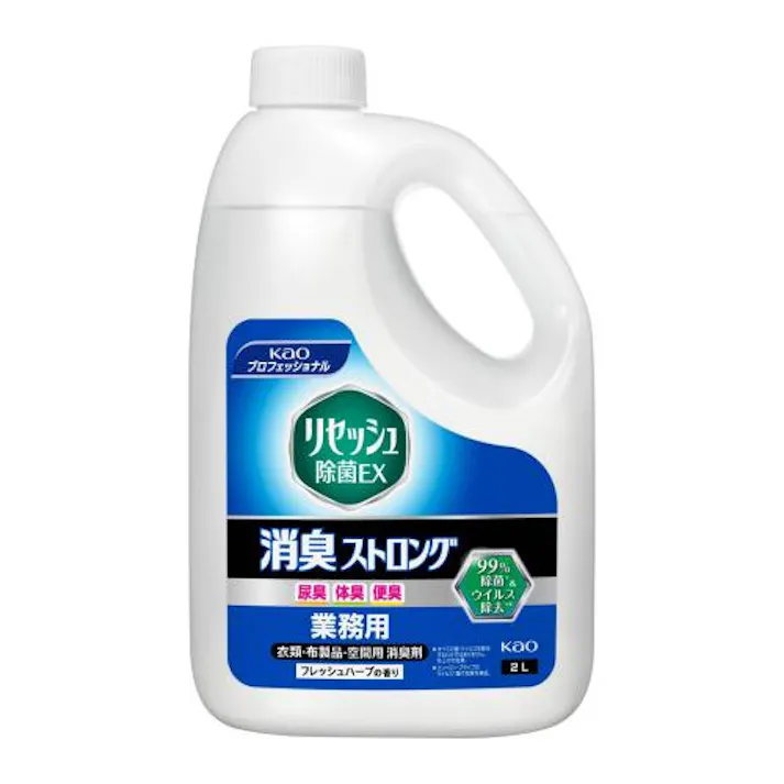 花王プロフェショナル 2.0L 除菌・消臭液(リセッシュ除菌EX消臭ストロング) 洗面・バス・トイレ用備品・消耗品・エチケット商品 4548745718430 EA922KE-9(CDC)【別送品】