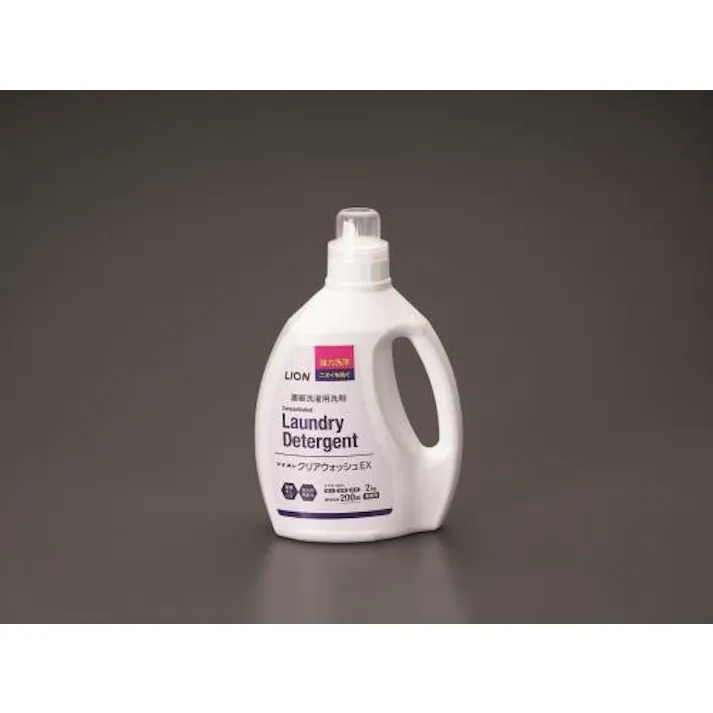 ESCO 2.0kg 洗濯用液体洗剤(クリアウォッシュEX) 洗面・バス・トイレ用備品・消耗品・エチケット商品 4550061379240 EA922KR-23(CDC)【別送品】