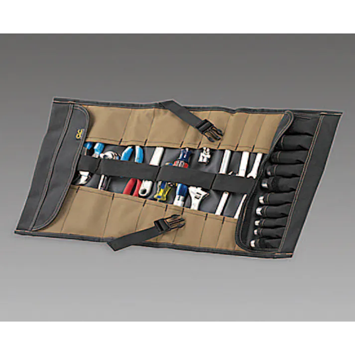 ツールロールポーチ(32ポケット) 360x730mm EA925CE-2 4518340598645【別送品】