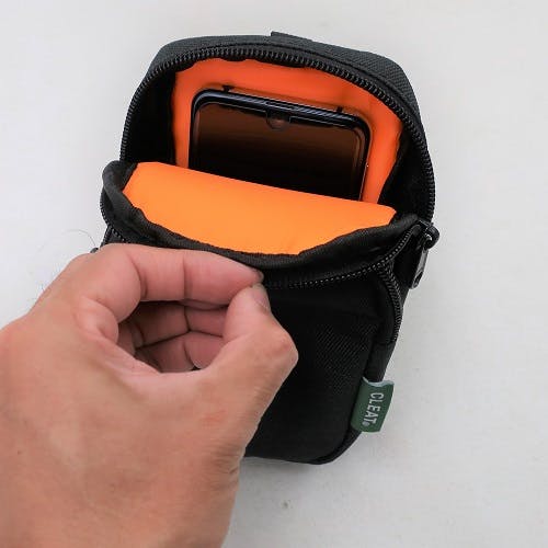 ESCO 110x 60x190mm スマートフォン用ポーチ(ベルト通し