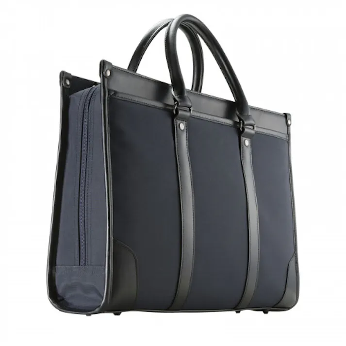 サンワサプライ ビジネスバッグ(ネイビー) 400x105x295mm EA927-81A 4550061932407【別送品】