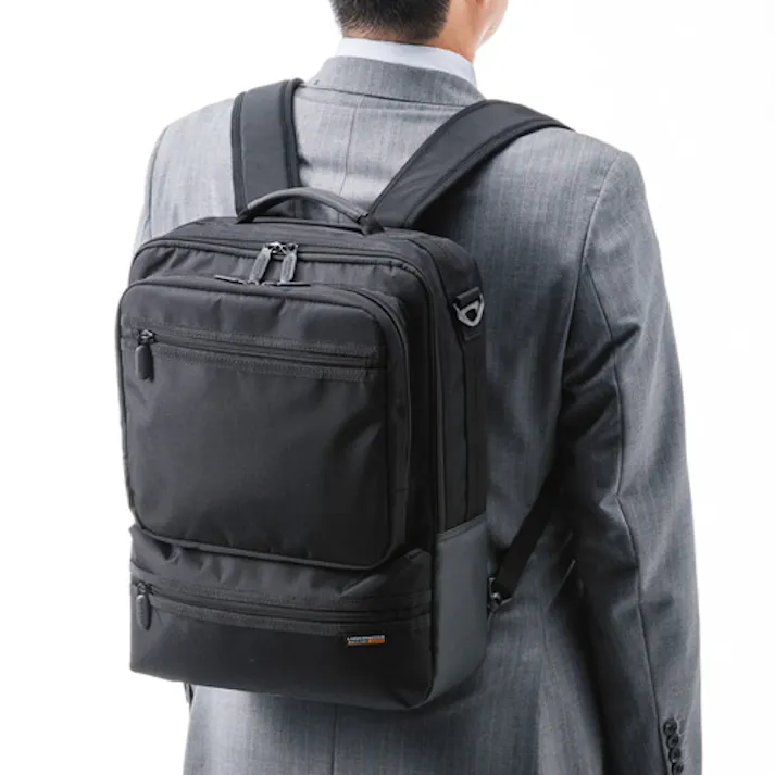 サンワサプライ ビジネスリュックサック 315x140x420mm EA927-87 4550061691465【別送品】