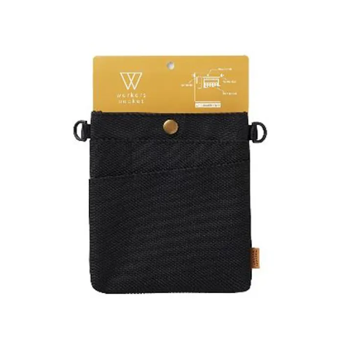 ナカバヤシ 160x180x 20mm マルチポーチ(ブラック) ビジネスバッグ、キャリーケース、靴メンテナンス 4550061729298 EA927AG-124(CDC)【別送品】