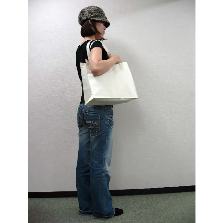 トートバッグ(ブラック) 360x300x140mm EA927AM-7 4548745058321【別送品】