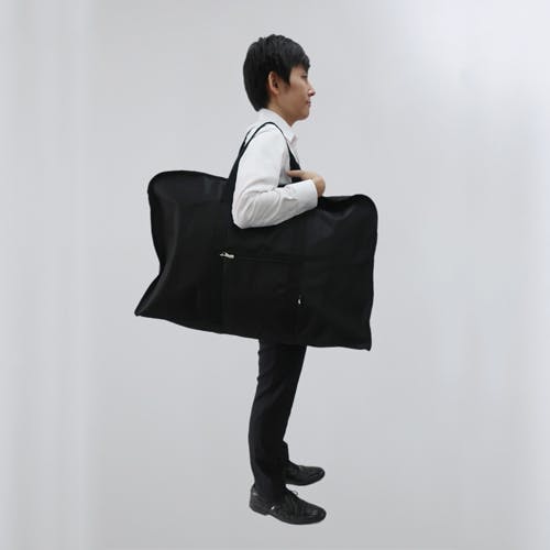 ilean ボストンバッグ black ボストンバック(黒) 710x205x470mm EA927BB-2 4550061578377【別送品