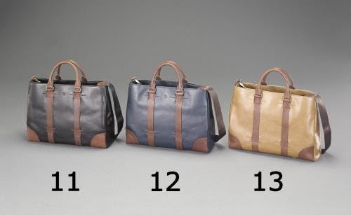 高級トートバッグ (茶) 420x310x120mm EA927BK-13 4550061072844【別送品】