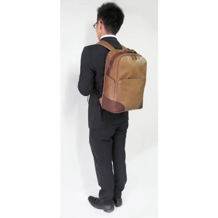 高級バックパック (黒) 300x420x160mm EA927BK-21 4550061071953【別送品】