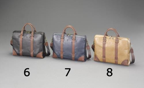 高級ビジネスバッグ (茶) 400x300x100mm EA927BK-8 4550061077658【別送品】