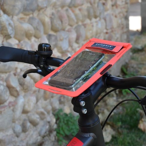 ESCO 280x123mm 自転車用スマホホルダー(防水) 自転車・自転車用