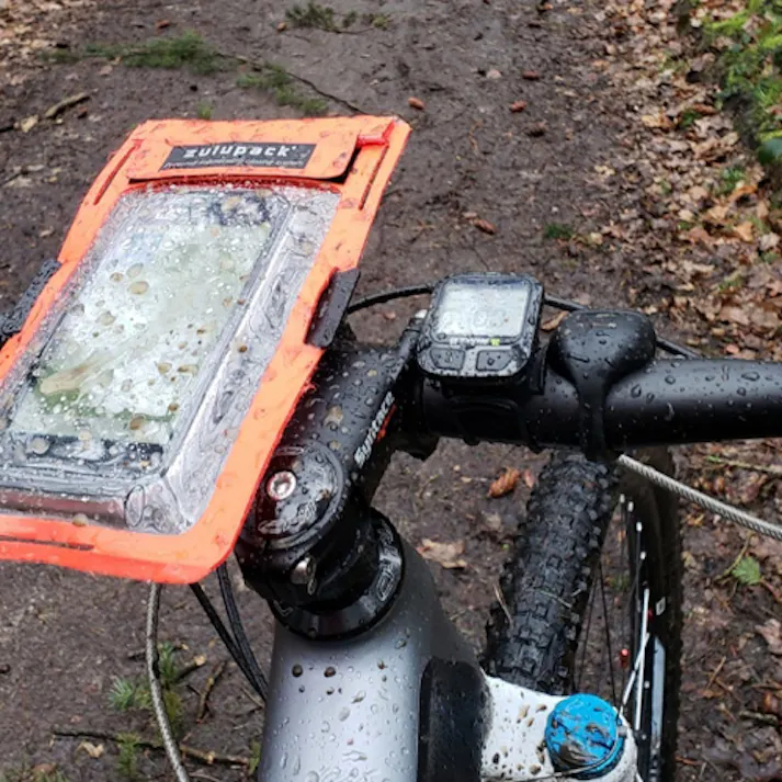 ZULUPACK 自転車用スマホホルダー(防水) 280x123mm EA927GA-81 4550061468395【別送品】