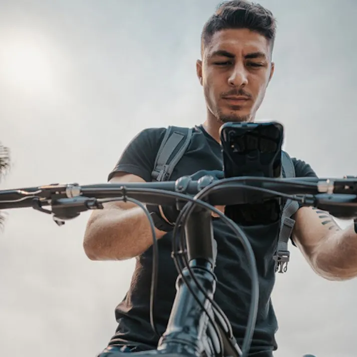 ZULUPACK 自転車用スマホホルダー(防水) 280x123mm EA927GA-81 4550061468395【別送品】