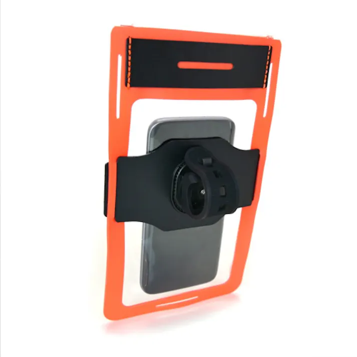 ZULUPACK 自転車用スマホホルダー(防水) 280x123mm EA927GA-81 4550061468395【別送品】