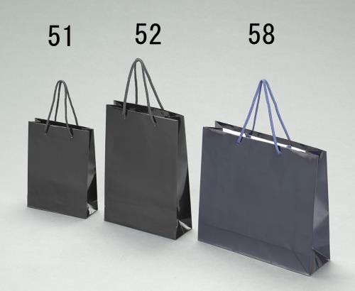 紙袋(フィルム加工/黒/10枚) 225x80x320mm EA927SA-52 4550061220504【別送品】