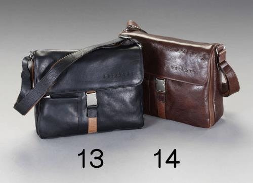 ショルダーバッグ(本製製/ブラック) 370x100x280mm EA927TC-13 4548745543841【別送品】