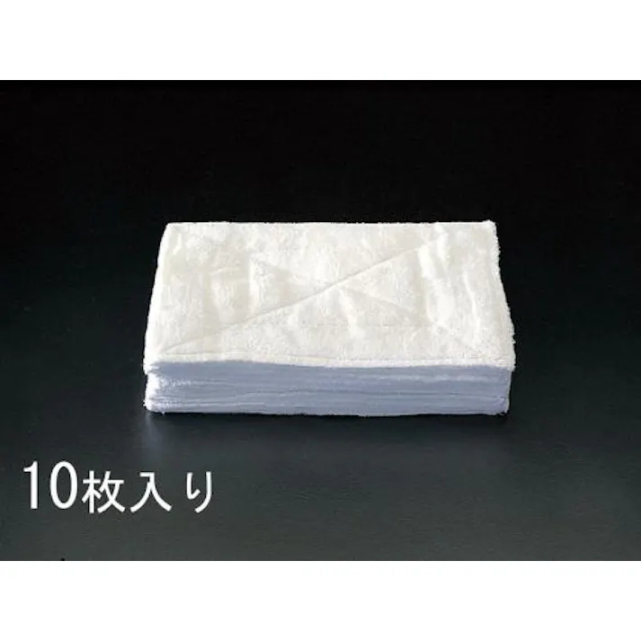 ESCO 200x300mm タオルぞうきん(10枚) 窓用道具 4518340752764 EA928AB-11(CDC)【別送品】