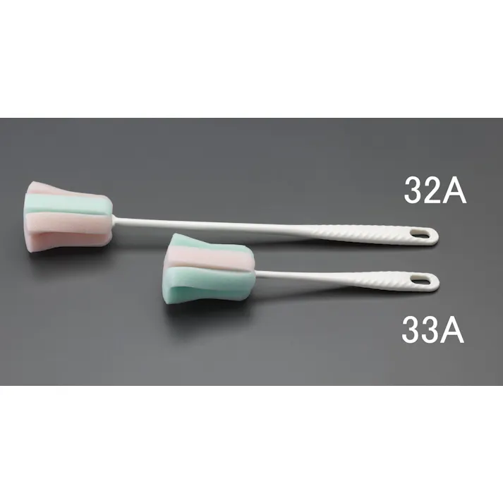 ESCO 45x55x250mm ポット・ボトルクリーナー ブラシ、たわし、スポンジ 4548745230659 EA928AG-33A(CDC)【別送品】