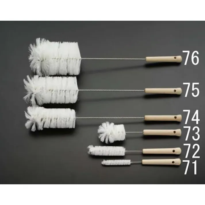 ESCO 80mmx500mm ボトルブラシ ブラシ、たわし、スポンジ 4548745015133 EA928AG-75(CDC)【別送品】