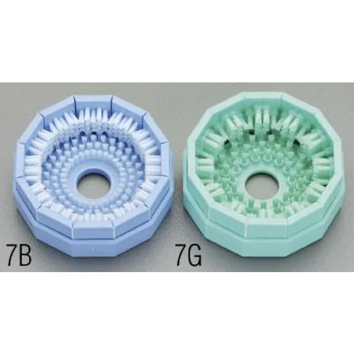 ジーエス環境システム ネイルブラシ・除菌(一般用/緑) 96x96x40mm EA928AG-7G 4548745198096【別送品】