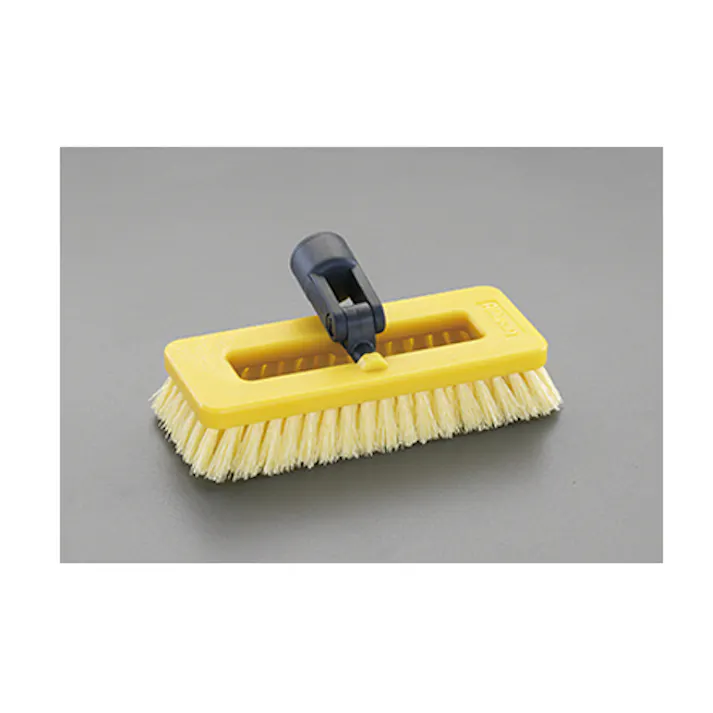 ESCO 洗浄ブラシ(伸縮型アルミハンドル付) 床用道具 4518340457409 EA928AK-135A(CDC)【別送品】