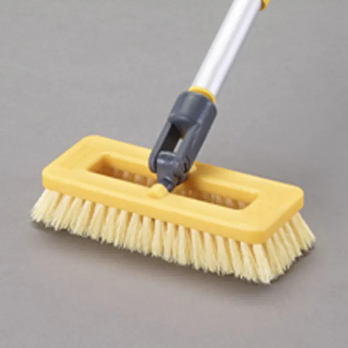 ESCO 洗浄ブラシ(伸縮型アルミハンドル付) 床用道具 4518340457409 EA928AK-135A(CDC)【別送品】