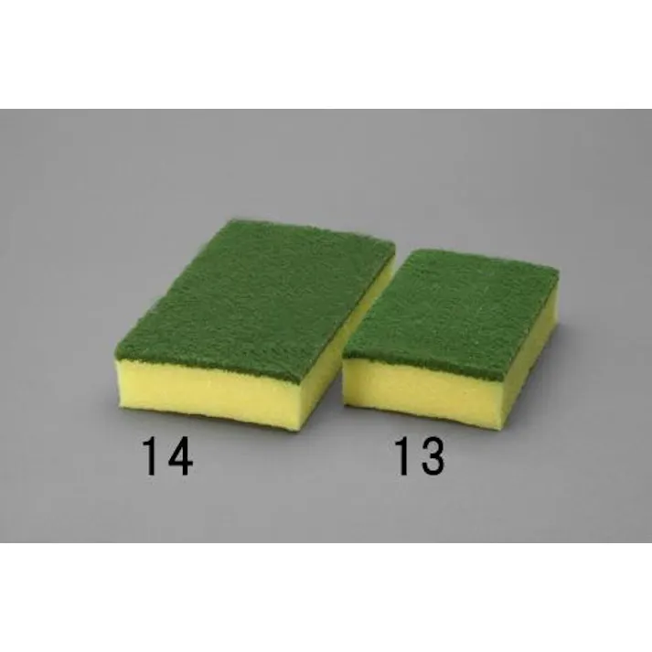 ESCO 90x150mm 業務用スポンジ(中目) ブラシ、たわし、スポンジ 4548745804300 EA928AS-14(CDC)【別送品】