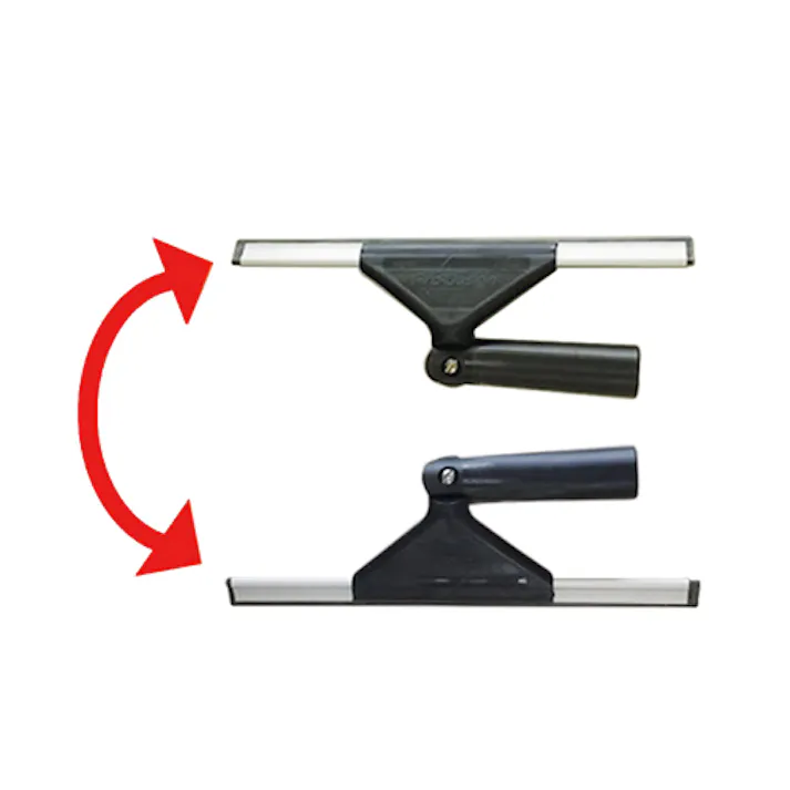 ESCO 450mm ウィンドウモップ 窓用道具 4550061234334 EA928BG-245(CDC)【別送品】