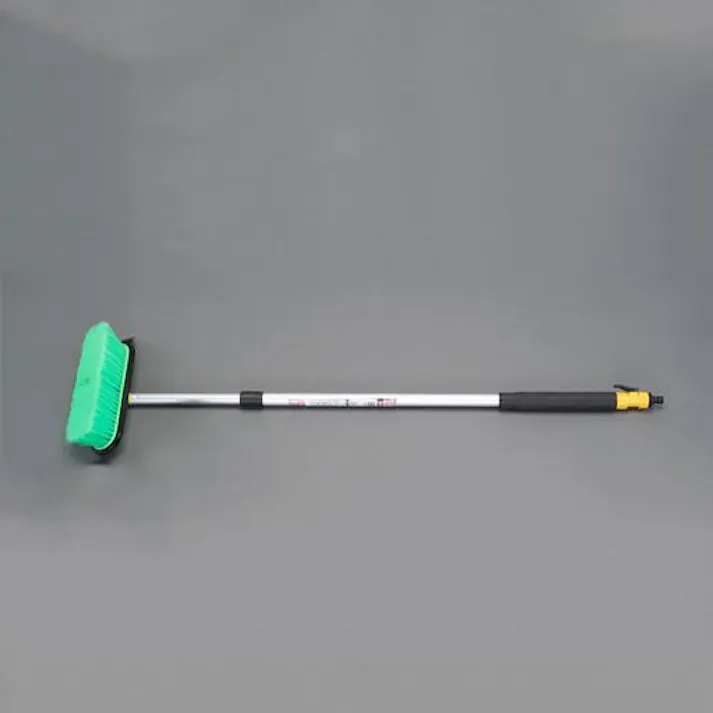 ESCO 900-1500mm 通水型ブラシ(伸縮柄/軟) 床用道具 4550061882375 EA928BM-421(CDC)【別送品】