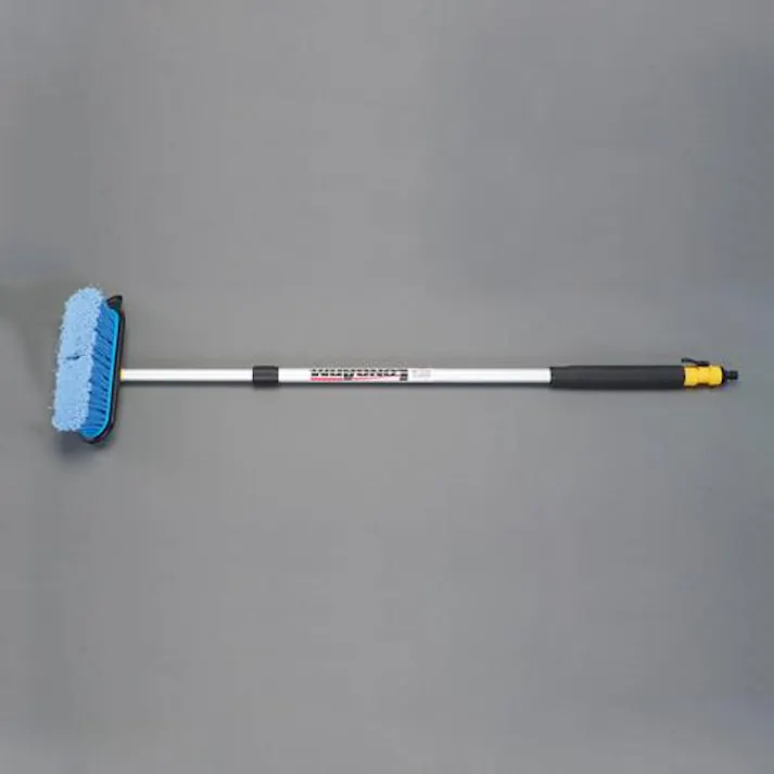 ESCO 900-1500mm 通水型ブラシ(伸縮柄/中) 床用道具 4550061882382 EA928BM-422(CDC)【別送品】