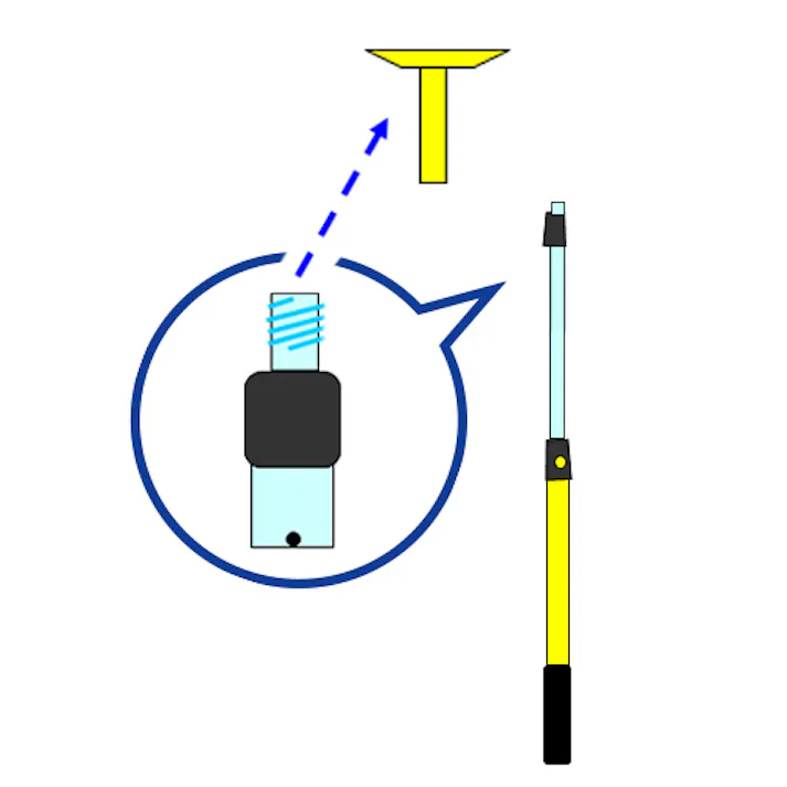 電球交換アダプター 65mm EA928BP-12 4518340875074【別送品】