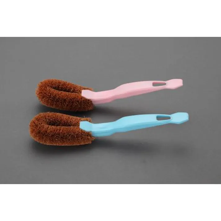 ESCO 215mm 柄付たわし(パーム/2本) ブラシ、たわし、スポンジ 4548745981063 EA928CB-6(CDC)【別送品】