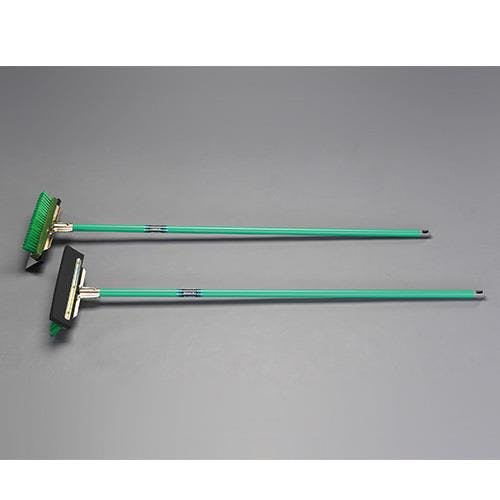 テラモト 床洗浄ブラシ(ラバー付/2本) 330x1380mm EA928CC-41 4548745606133【別送品】