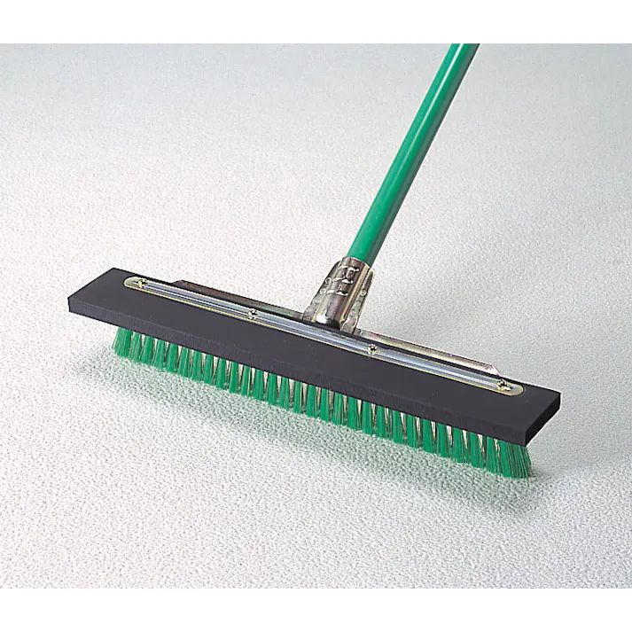 テラモト 床洗浄ブラシ(ラバー付/2本) 450x1380mm EA928CC-42 4548745606386【別送品】