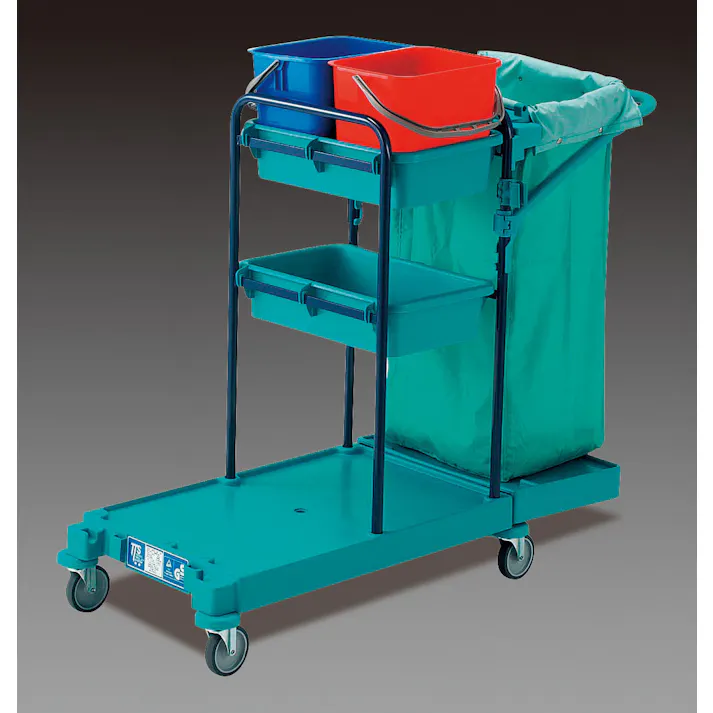 山崎産業(CONDOR) ビルメンカート 510x1170x1020mm EA928CE-36 4550061055595【別送品】