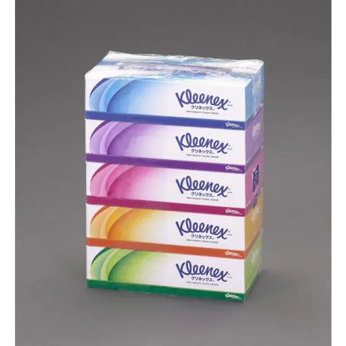 日本製紙クレシア(CRECiA) ティシュペーパー(クリネックス/5箱) EA929A-10 4548745423150【別送品】