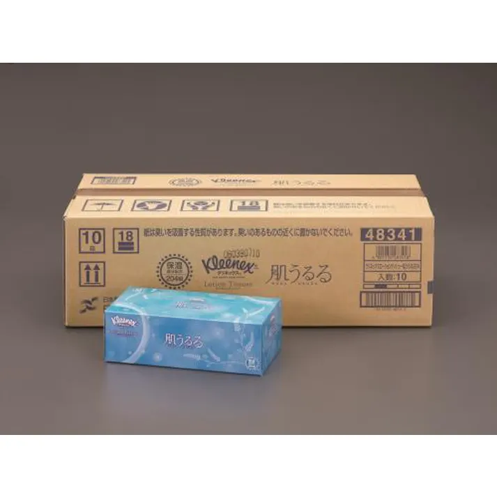 日本製紙クレシア(CRECiA) ローションティッシュ(クリネックス/10箱) 洗面・バス・トイレ用備品・消耗品・エチケット商品 4550061281246 EA929A-11C(CDC)【別送品】