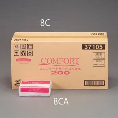 日本製紙クレシア(CRECiA)  220x230mm ペーパータオル(30パック/1箱) 洗面・バス・トイレ用備品・消耗品・エチケット商品 4550061616321 EA929AE-8C(CDC)【別送品】