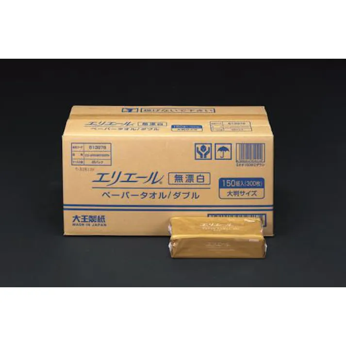 エリエール ペーパータオル(25パック/1箱) 230x248mm EA929AE-9B 4548745647877【別送品】