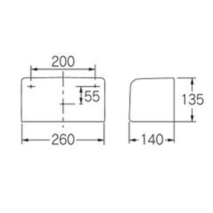 カクダイ ペーパータオルボックス 260x140x135mm EA929AP-50A 4550061932230【別送品】
