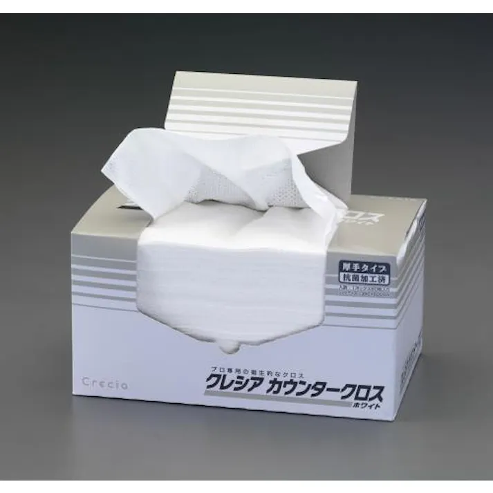 日本製紙クレシア(CRECiA) 350x600mm カウンタークロス(抗菌加工/厚手60枚) 洗濯・キッチン用品 4548745511543 EA929AV-1(CDC)【別送品】