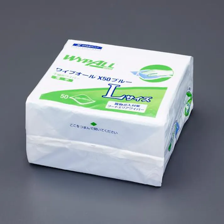 日本製紙クレシア(CRECiA) 340x490mm 工業用ワイパー(18パック/ブルー) ウェス&工業用ワイパー 4550061488416 EA929AW-14B(CDC)【別送品】