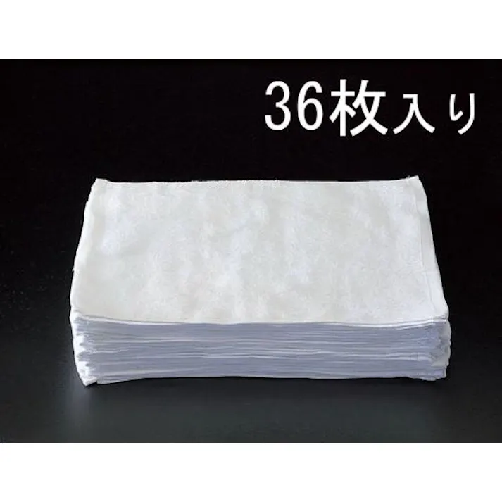 白おしぼり(36枚) 300x400mm/80匁 EA929C-3 4518340752740【別送品】
