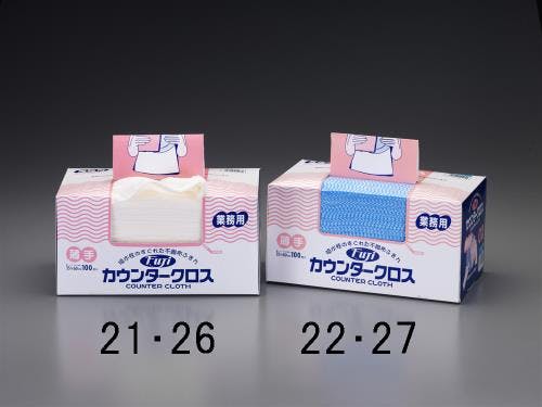 カウンタークロス(100枚/白) 350x600mm EA929HG-21 4548745797275【別送品】