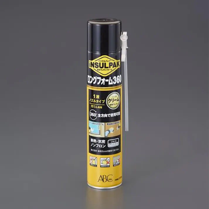 エービーシー商会 515ml 発泡ウレタンフォーム(一液性/クリーム色) 補修材 4550061888155 EA930TC-2A(CDC)【別送品】