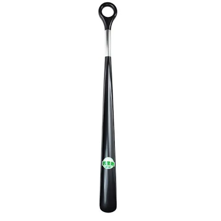 ESCO 495mm 靴べら(抗菌/黒) ビジネスバッグ、キャリーケース、靴メンテナンス 4550061622254 EA939AG-43(CDC)【別送品】