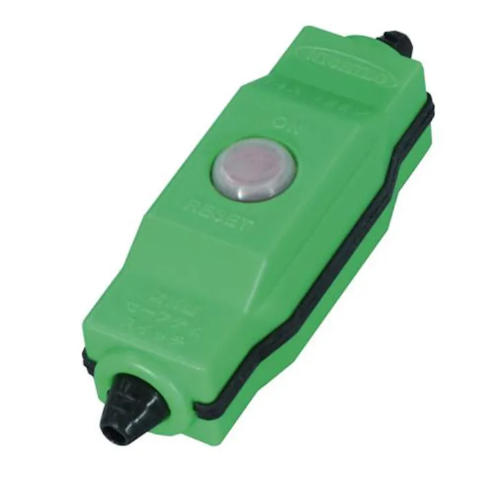 日動工業 AC125V/14A 中間スイッチ(防雨型/緑) タップ・延長コード 4550061971833 EA940CB-101(CDC)【別送品】