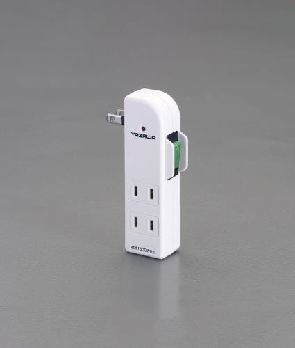 ヤザワコーポレーション 3口タップ[雷サージ・ブレーカー付] AC125V/15A EA940CD-38A 4550061002377【別送品】