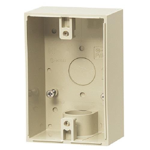 未来工業 露出ボックス(VE管用/1方出/防水コンセント用) φ16mm EA940CS-177 4550061802878【別送品】