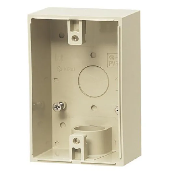 未来工業 φ22mm露出ボックス(VE管用/1方出/防水コンセント用 電線管 4550061803790 EA940CS-178(CDC)【別送品】