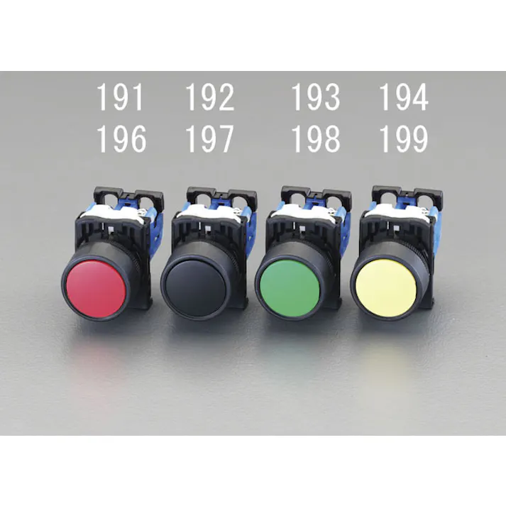 富士電機機器制御 押しボタンスイッチ(オルタネイト形/赤) 22/25mm EA940D-196 4548745426809【別送品】